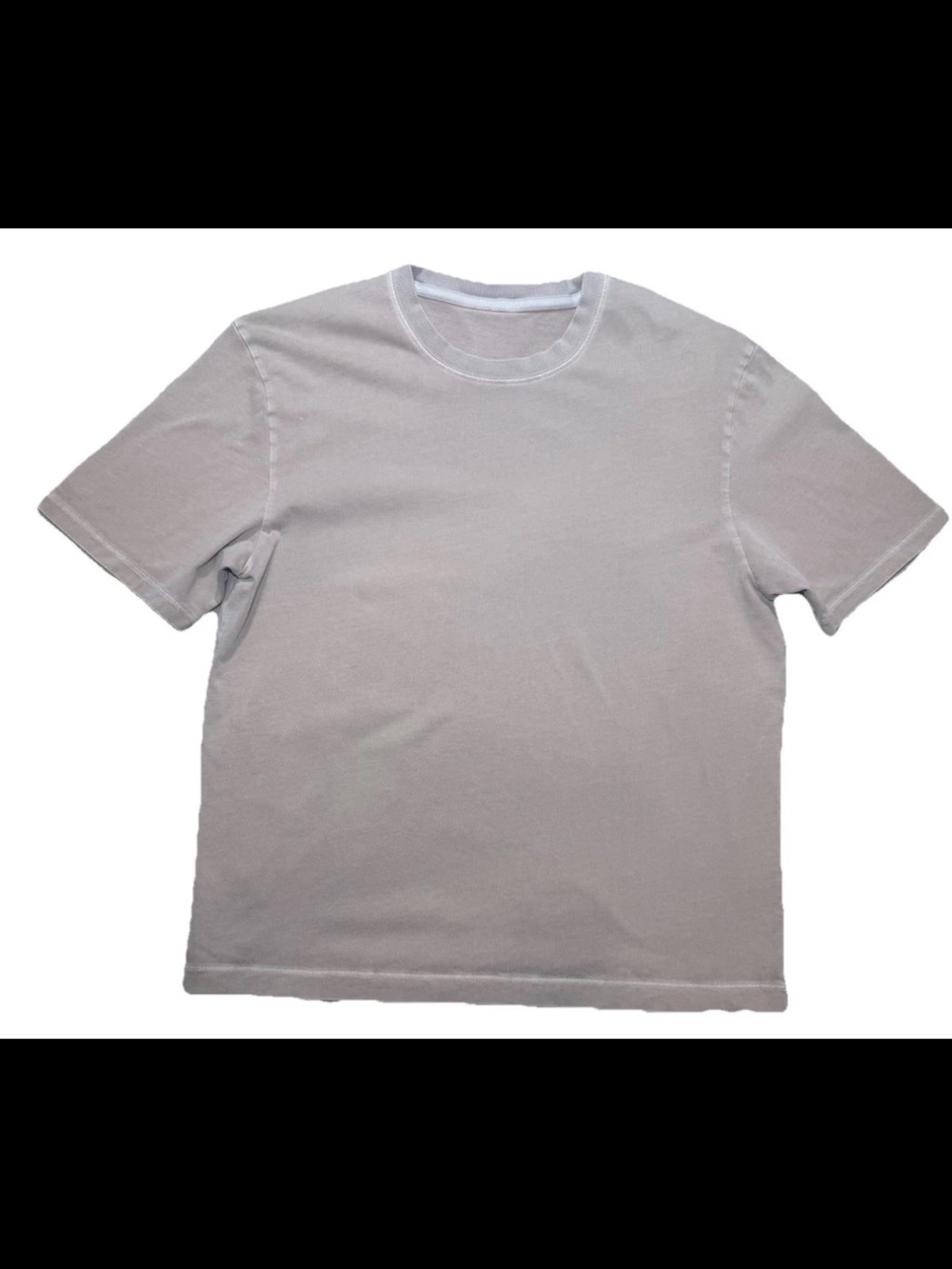 Lululemon Heavyweight Cotton Jersey T-Shirt Taupe Tan Beige Men’s Sz Large READ